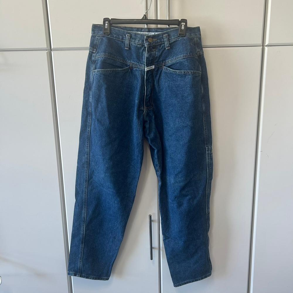 Marithe Francois Girbaud Vintage 90s Baggy Tapered Denim Jeans Mens 31 Short